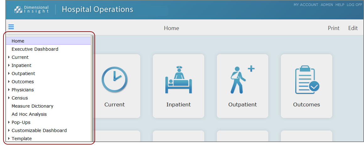 Simplified interface with open sidebar.