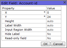 An example of an edit field dialog box.