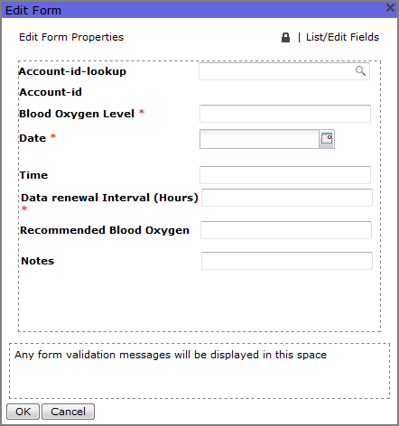 An example of an edit form dialog box.
