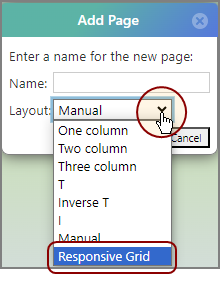 Using the Responsive Grid Layout