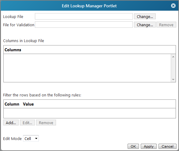 Adding a Lookup Manager Portlet