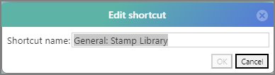 Editing Shortcuts