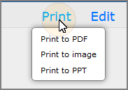 Print context menu.