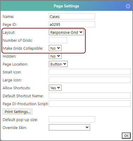 Using the Responsive Grid Layout