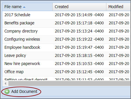Use File Document Managing Files in a Document Library