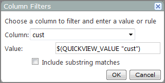 An example of a column filters dialog box. 