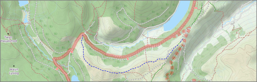 Example of an open cycle map layer.