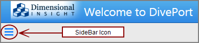 Location of the SideBar icon.