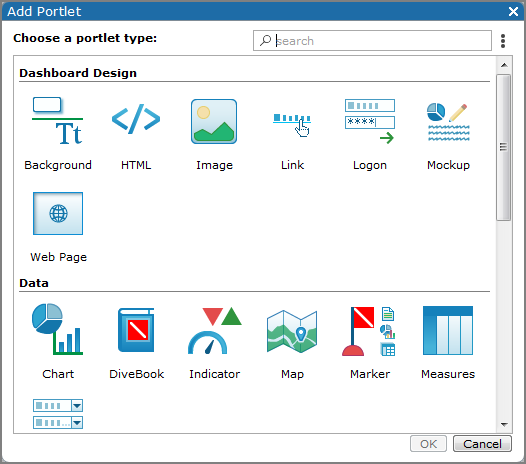 Add portlet, choose a portlet type page.