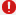 Red circle with an exclaimation point