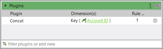 Expande plugins row.