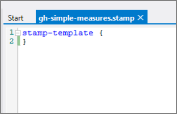 New Stamp Template File