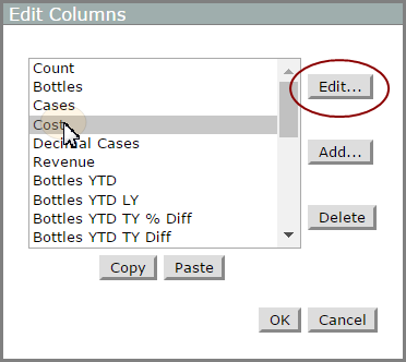 Customizing Tabular Columns