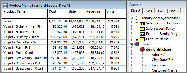 Overlap window example.
