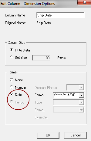 Creating a Period Comparison