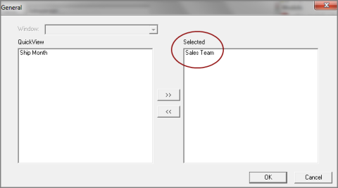 General dialog box.