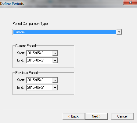 Creating a Period Comparison