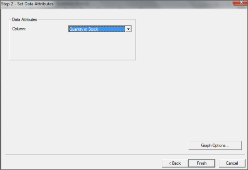Set Data Attributes dialog box example.
