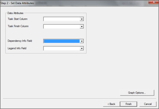 Set Data Attributes dialog box example.