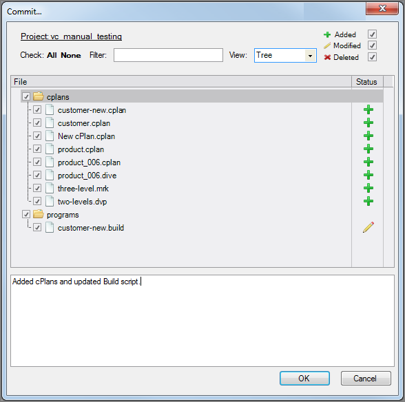 Manual Subsequent Commit