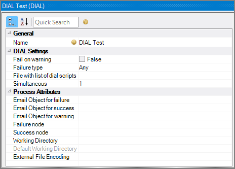 Production DIAL Node Attributes