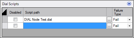 Production DIAL Node Scripts List