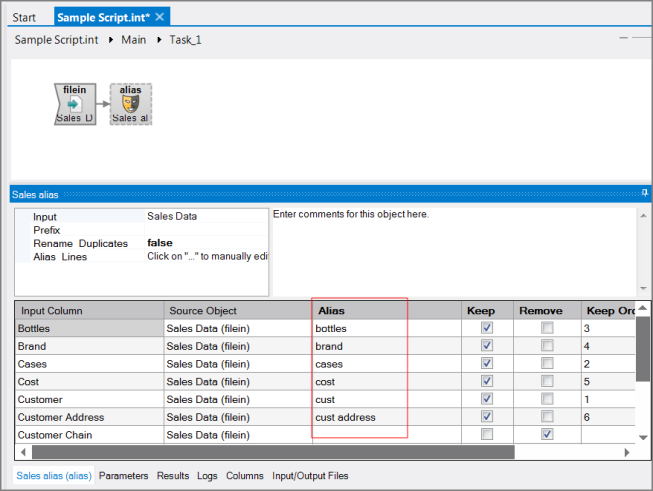 Creating a Visual Integrator Script