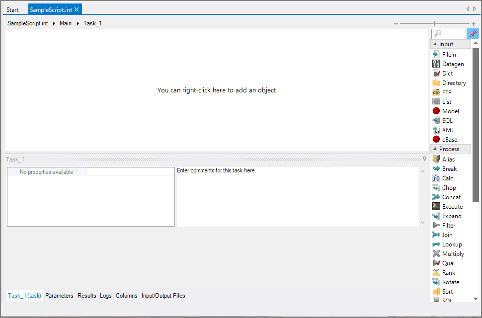 VI Sample Empty Script