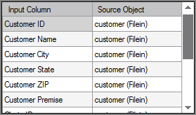 VI Calc Object Column Grid