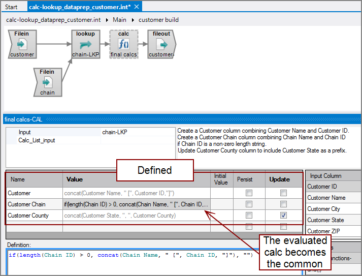 VI Calc Defined Calcs Samples