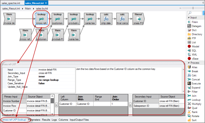 Object Properties Tab Lookup Panes