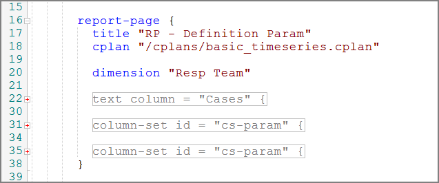 Collapsed Code Blocks