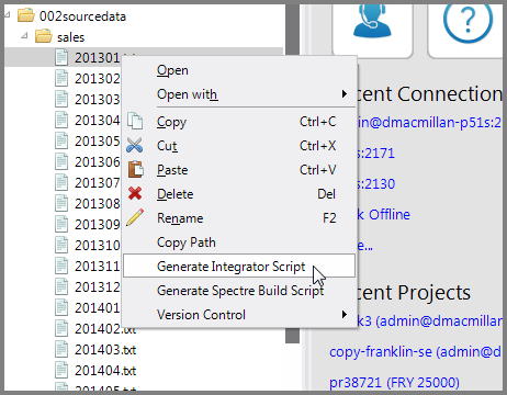 Context Menu Commands
