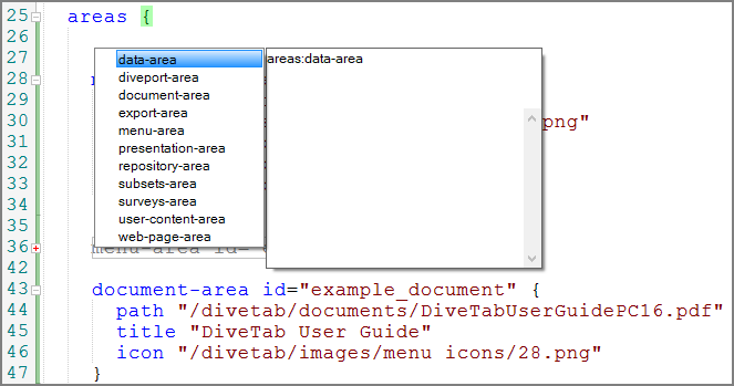 Syntax prompt with appropriate tags for the code block.