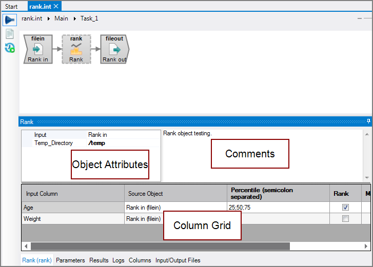 VI Rank Object all panes