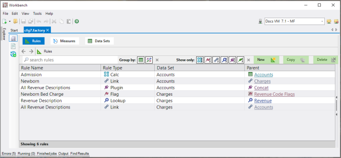 Workbench Interface Overview