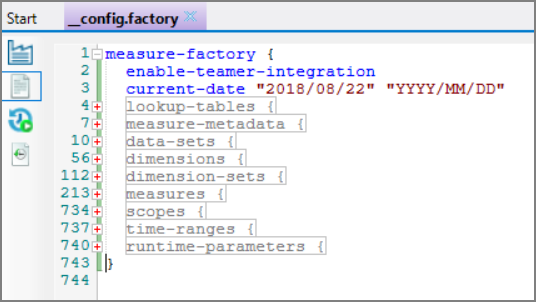 Factory Configuration File Overview