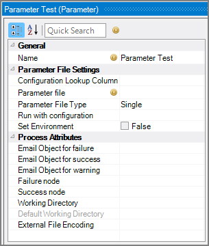 Production Parameter Node Attributes
