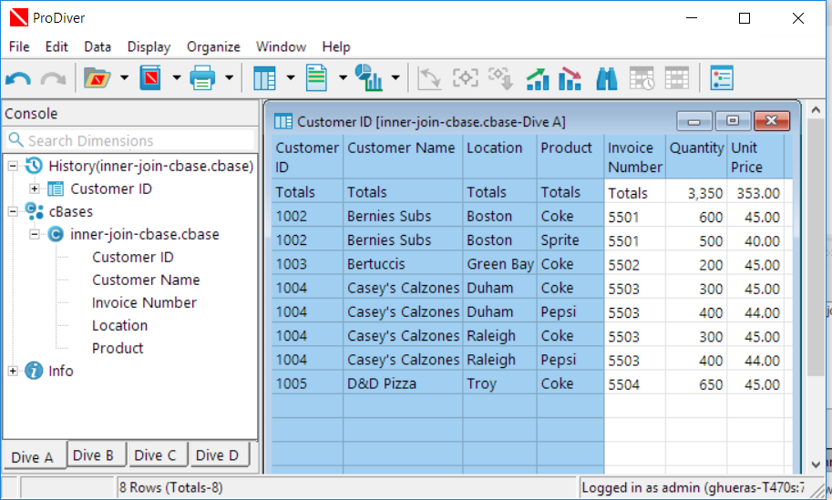 Spectre Join Build Example
