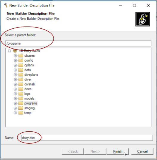 New Builder Description