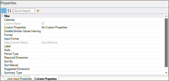 Spectre Build JSON Input