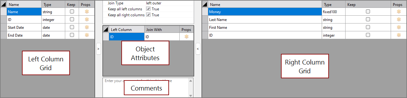 Spectre Flow Join Process Node Properties