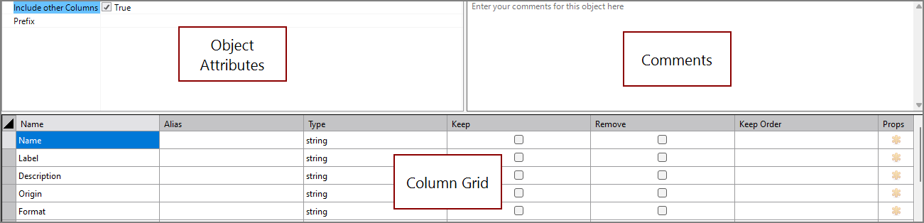 Spectre Flow Metadata Process Node Properties