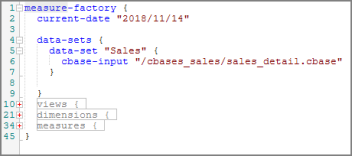 example with one block expanded