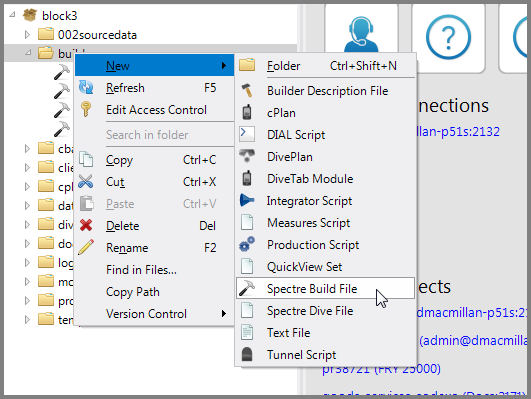 Context Menu Commands