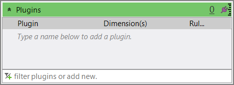 Adding Plugins to a Data Set