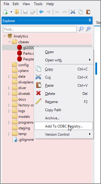 Context Menu Commands