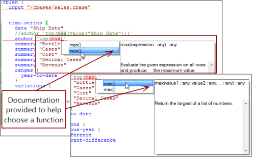 Picklist Pop-Up within Spectre Expression
