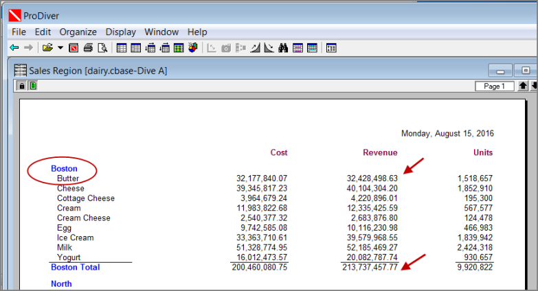 Percent of subtotal on a Multitab in ProDiver