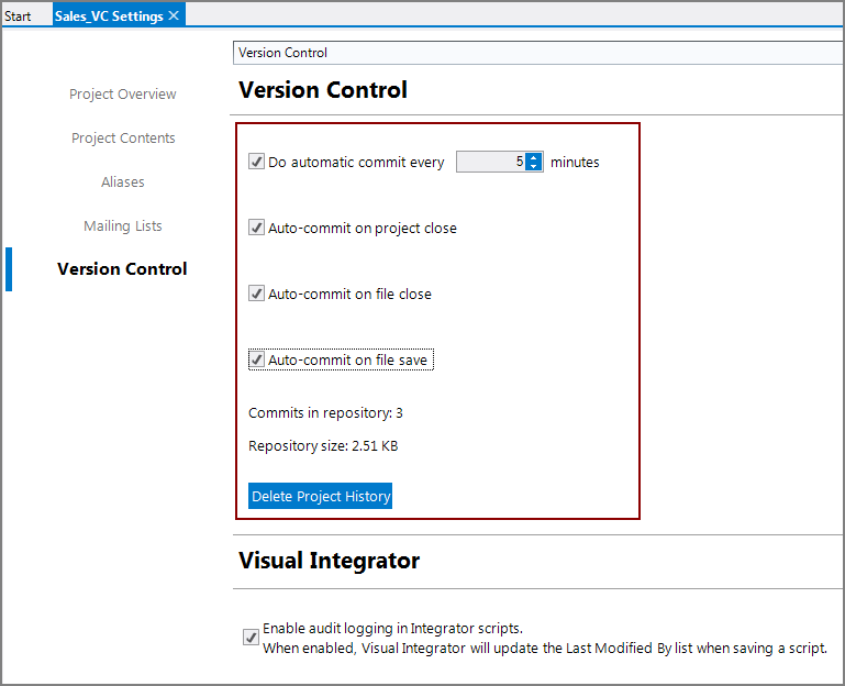 Automating Version Control